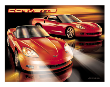 C6 -  Red Corvette