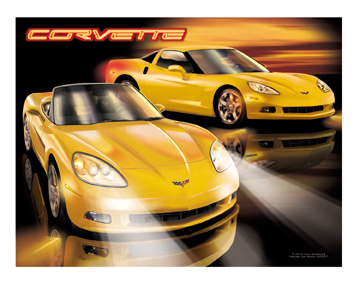 C6 - Yellow Corvette 