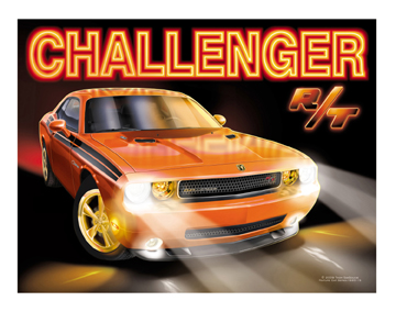 2008-10 Orange Challenger RT with Black Stripe