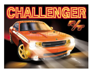 2008-10 Orange Challenger RT with White Stripe