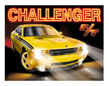 2008-10 Yellow Challenger RT with Black Stripe