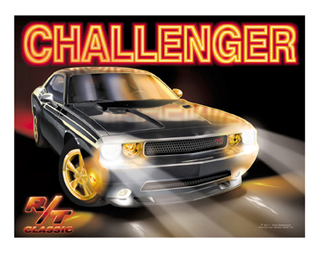 2011-14 Blk Challenger RT with Black Stripe