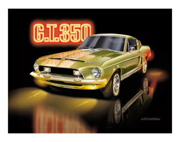 1968 Lime Gold Shelby GT350