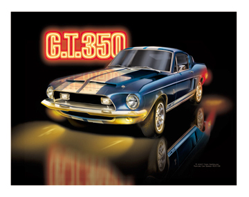 1968 Nightmist Blue Shelby GT350